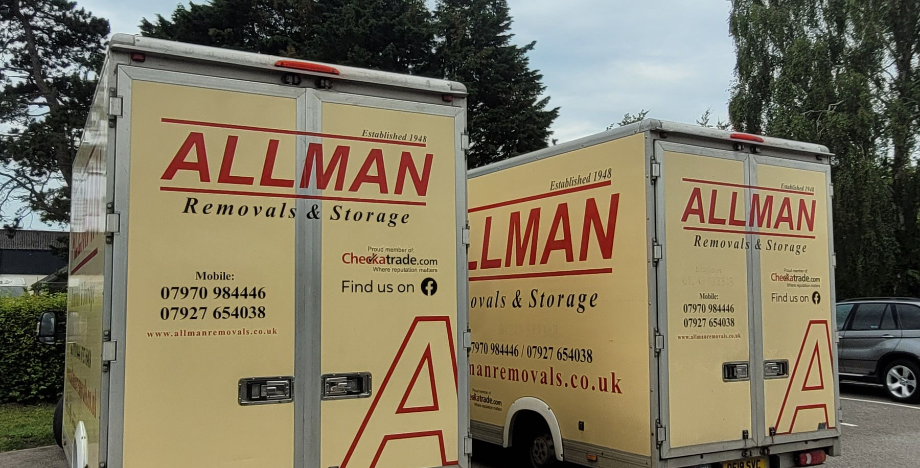 Allman Removals & Storage vehicles in Chichester
